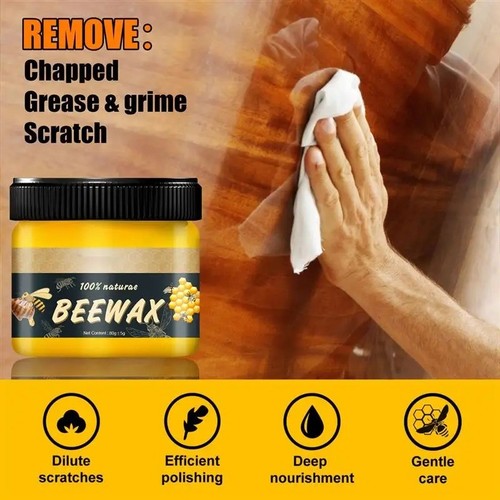 Natural beeswax furniture