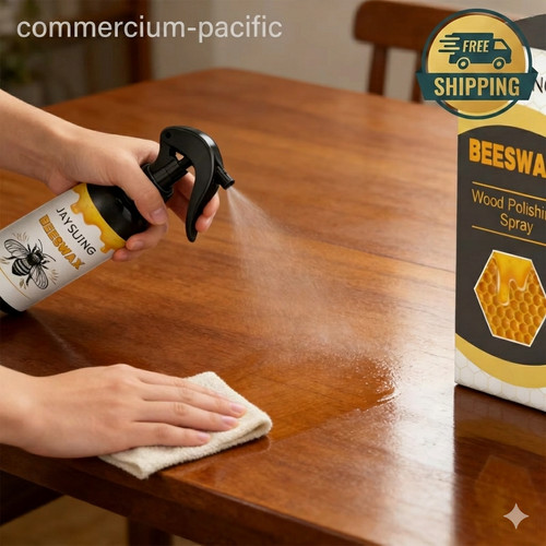 Beeswax wood polish - wood, spray