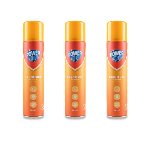 Powerforce furniture polish - 3x,