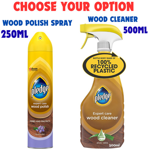 Pledge expert care wood - care,