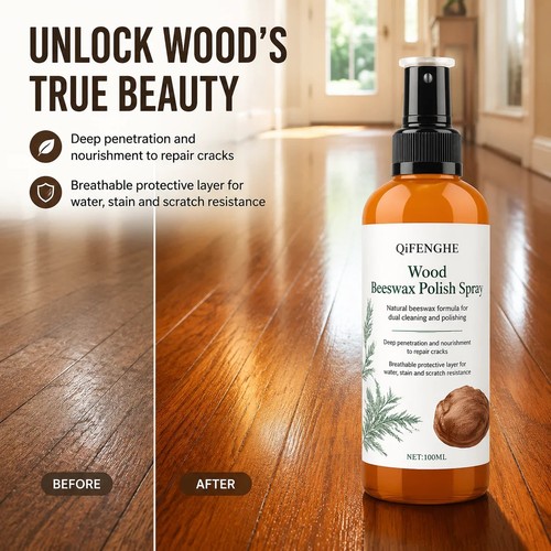 100ml beeswax wood polish - 100ml,