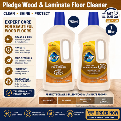 Pledge wood laminate floor - &,